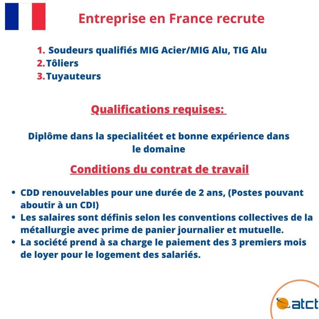 L'Agence ATCT recrute 2024 - SFN Emploi